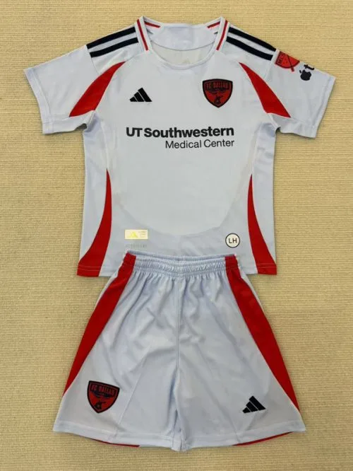 25-26 Dallas Away Kids Soccer Jersey