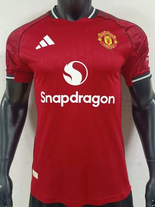 25-26 Man Utd Home Player Version Soccer Jersey