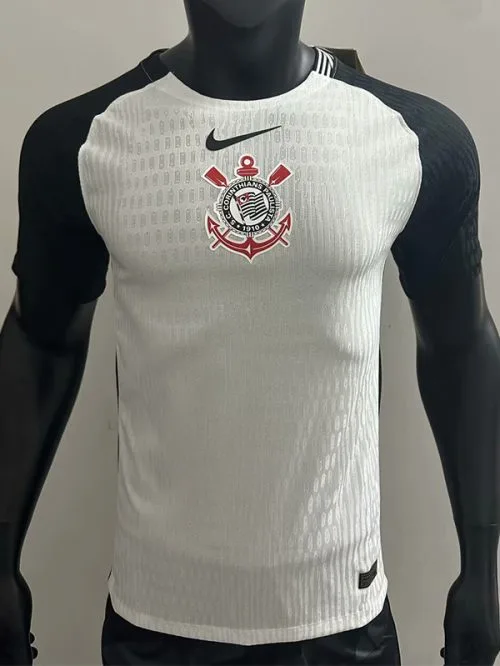 25-26 Corinthians Home Player Version Soccer Jersey
