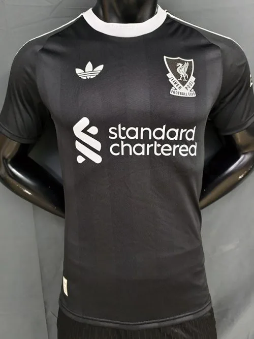 25-26 LIV Black Goalkeeper Player Version Soccer Jersey