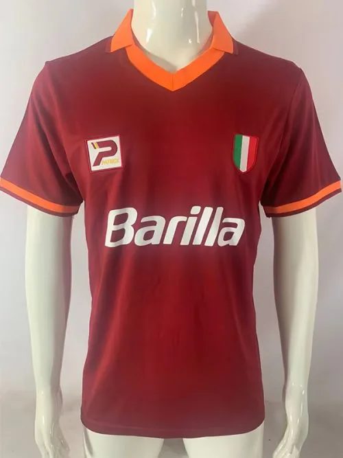 1983-1984 Roma Home Retro Soccer Jersey