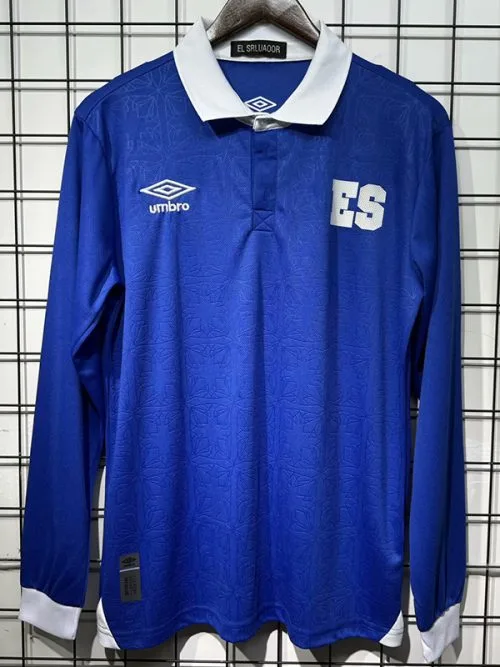 25-26 Salvador Home Long Sleeve Soccer Jersey