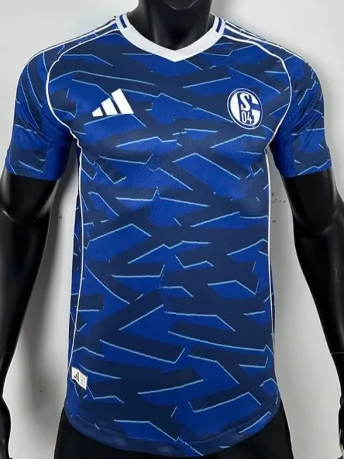 25-26 Schalke 04 Home Player Version Soccer Jersey