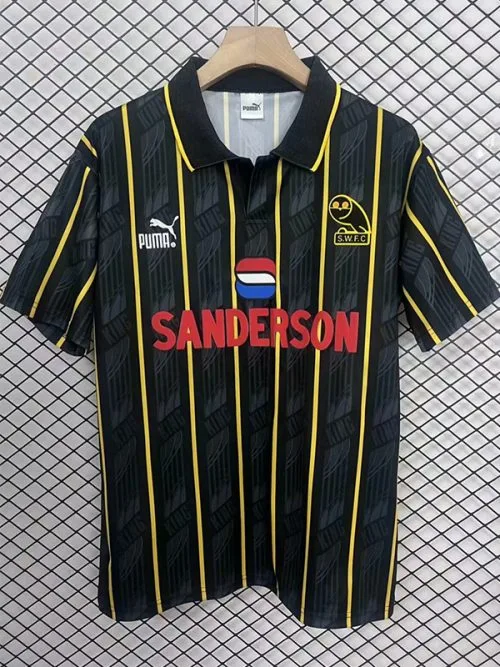 1993-1995 Sheffield Wednesday Away Retro Soccer Jersey
