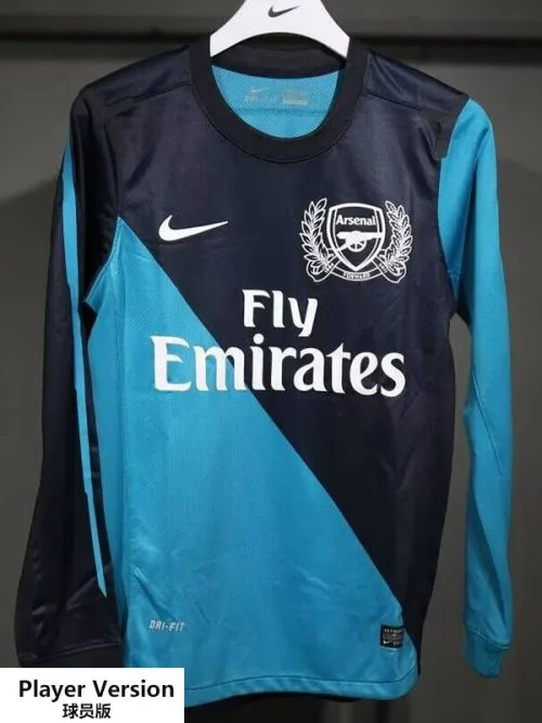 2011-2012 ARS Away Player Version  Long Sleeve Retro Soccer Jersey