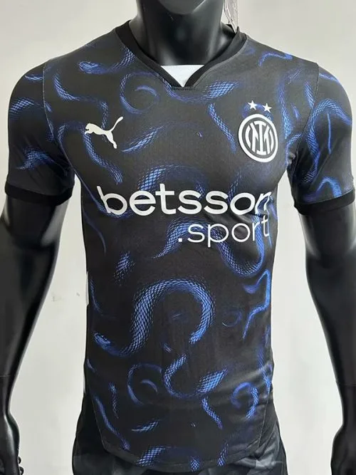 25-26 INT Black Special Edition Player Version Soccer Jersey