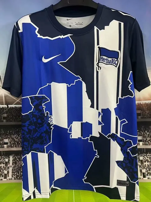 25-26 Hertha BSC Blue Special Edition Fans Soccer Jersey