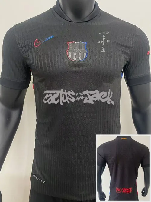 24-25 BAR Away Limited Edition Player Version Soccer Jersey (Print Cactus Jack)