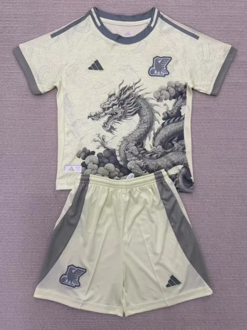 25-26 Japan Yellow Concept Edition Kids Soccer Jersey