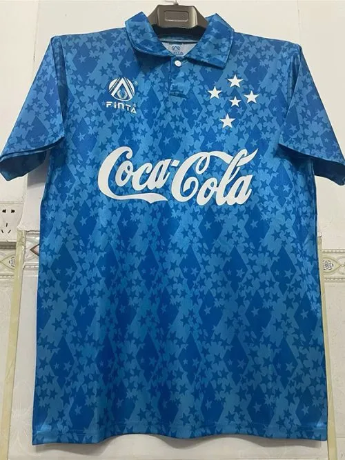 1993-1994 Cruzeiro Home Retro Soccer Jersey