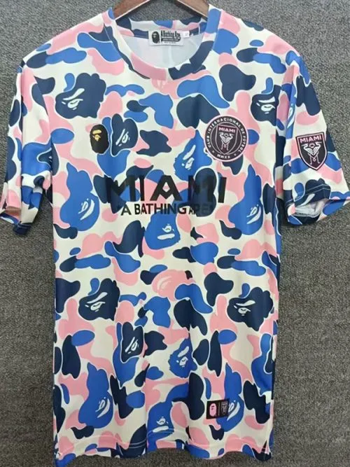 25-26 Inter Miami Blue Pink Joint Edition Fans Soccer Jersey