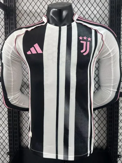 25-26 JUV Home Long Sleeve Player Version Soccer Jersey