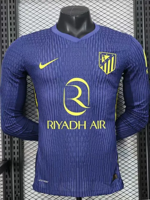 25-26 ATM Away Long Sleeve Player Version Soccer Jersey