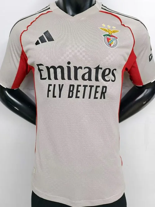 25-26 Benfica Away Player Version Soccer Jersey