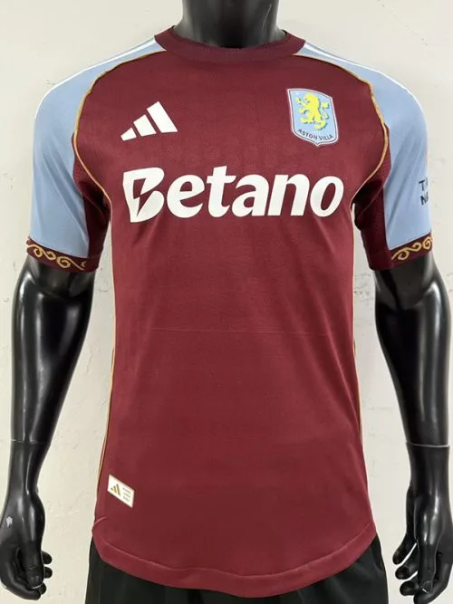 25-26 Aston Villa Home Player Version Soccer Jersey