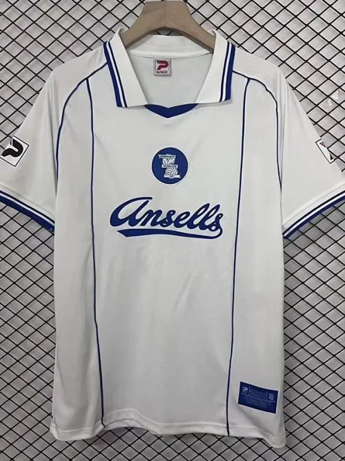 1984-1985 Birmingham White Retro Soccer Jersey