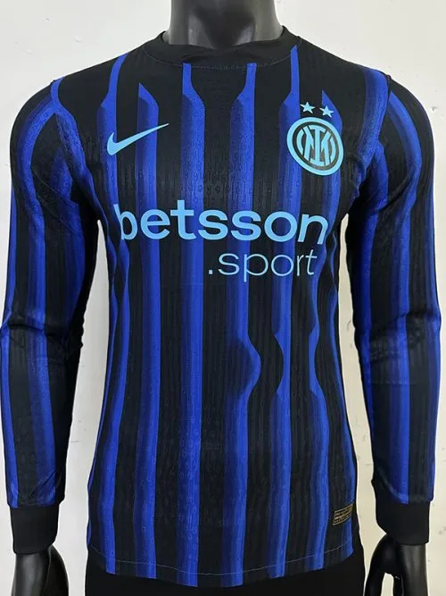 25-26 INT Home Long Sleeve Player Version Soccer Jersey