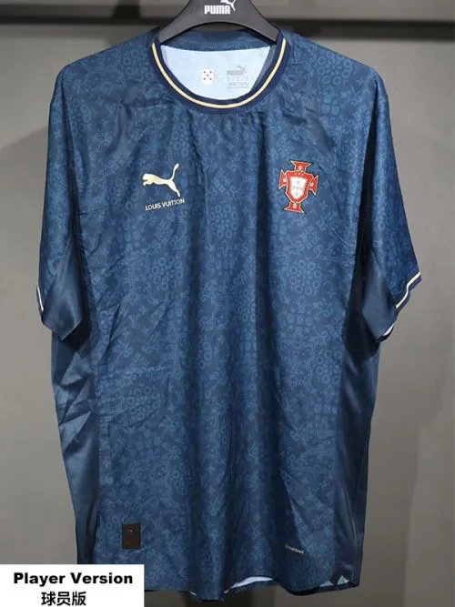 25-26 Portugal Cyan Special Edition Player Version Soccer Jersey