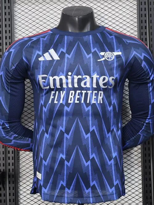 25-26 ARS Away Long Sleeve Player Version Soccer Jersey