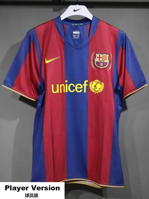 2007-2008 BAR Home Player Version  Retro Soccer Jersey