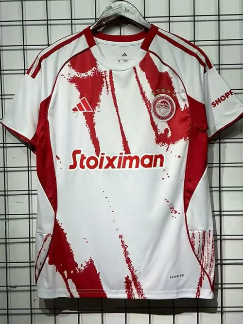 25-26 Olympiacos Away Fans Soccer Jersey