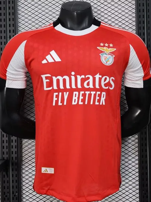 25-26 Benfica Home Player Version Soccer Jersey
