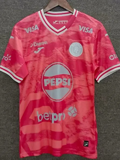 25-26 Motagua Red Fans Soccer Jersey