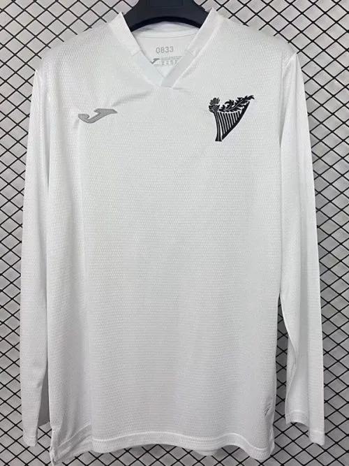 2025 Hibernian FC White 150th Anniversary Long Sleeve Soccer Jersey
