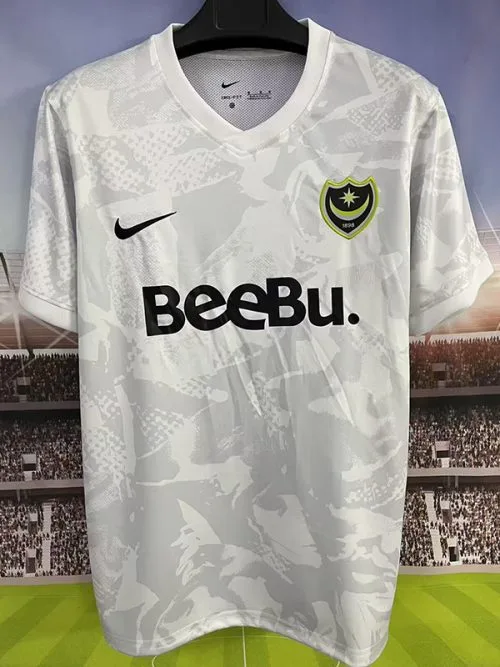 25-26 Portsmouth Grey White Goalkeeper Soccer Jersey