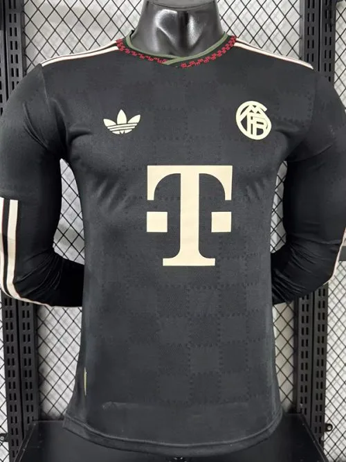25-26 Bayern Third Long Sleeve Player Version Soccer Jersey