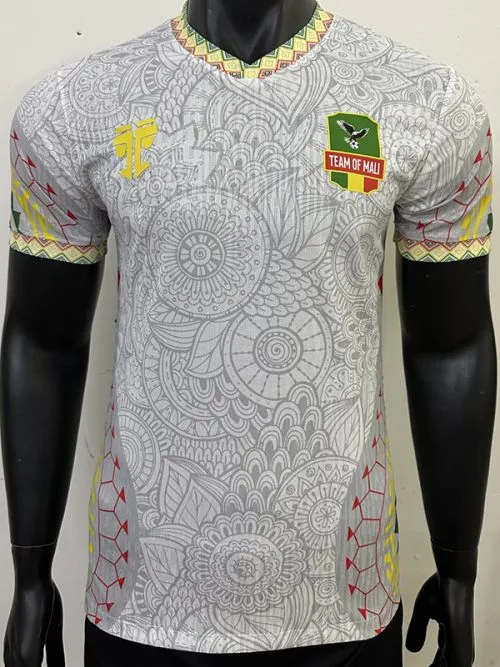 25-26 Mali White Player Version Soccer Jersey