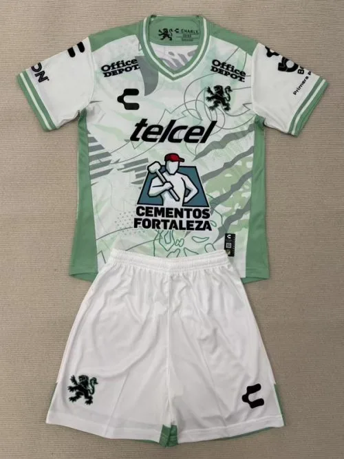 25-26 Leon Away Kids Soccer Jersey