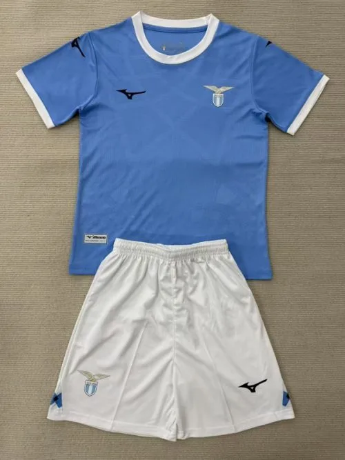 25-26 Lazio Home Kids Soccer Jersey