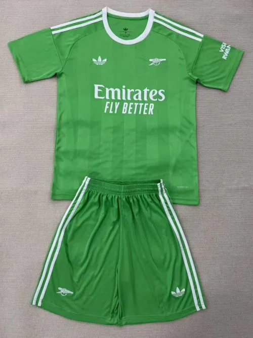 25-26 ARS Green GoalKeeper Kids Soccer Jersey