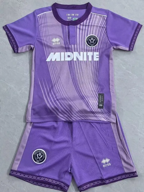 25-26 Sheffield United Third Kids Soccer Jersey