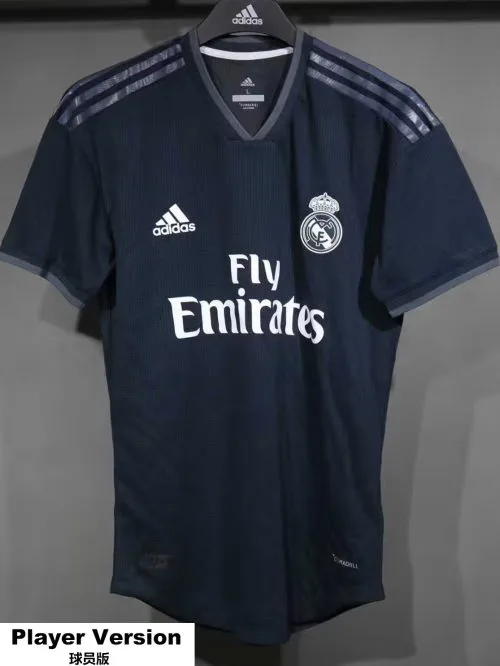2018-2019 RMA Away Player Version  Retro Soccer Jersey