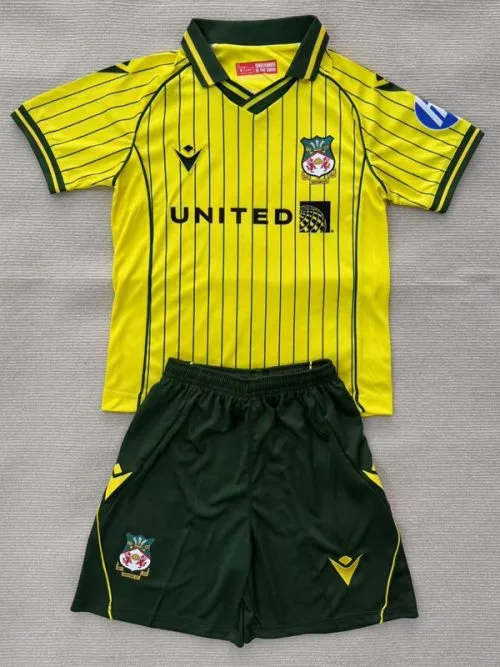 25-26 Wrexham FC Away Kids Soccer Jersey