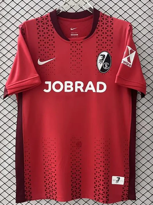 25-26 Freiburg UEL Red Fans Soccer Jersey
