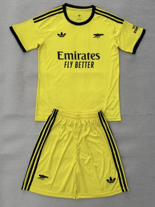 25-26 ARS Yellow GoalKeeper Kids Soccer Jersey