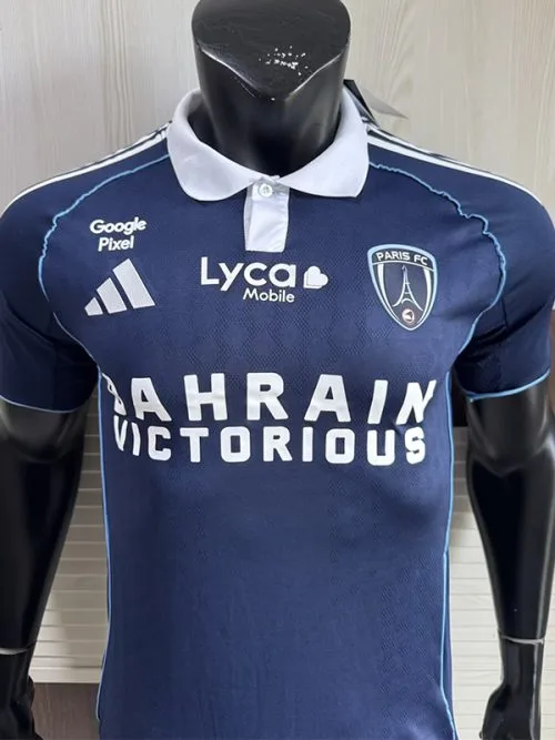25-26 Paris FC Home Player Version Soccer Jersey
