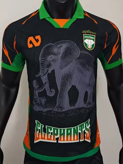 25-26 Ivory Coast Black Special Edition Player Version Soccer Jersey