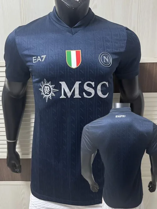 25-26 Napoli UEFA CL Third Player Version Soccer Jersey