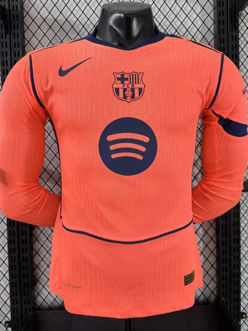 25-26 BAR Third Long Sleeve Player Version Soccer Jersey