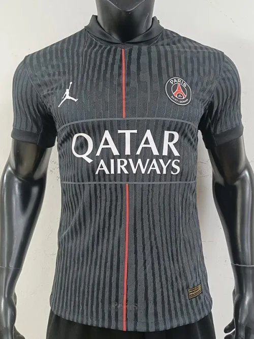 25-26 PSG Jordan Fourth Player Version Soccer jersey