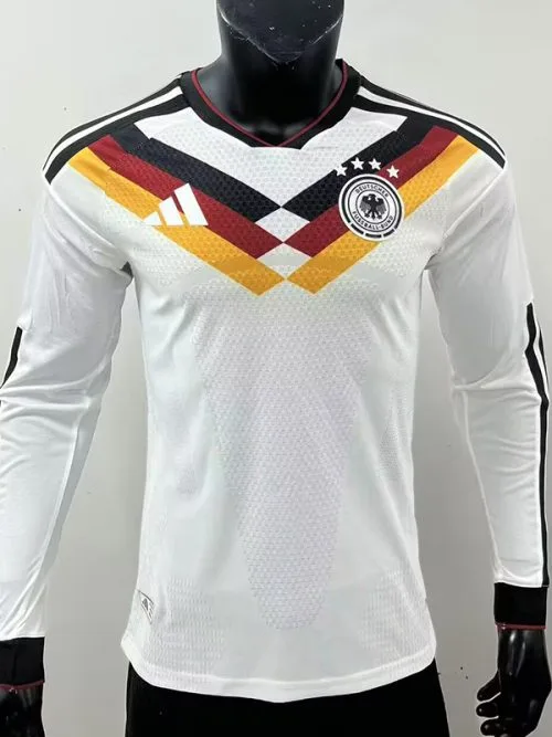 26-27 Germany Home Long Sleeve Player Version Soccer Jersey