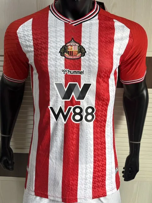 25-26 Sunderland Home Player Version Soccer Jersey