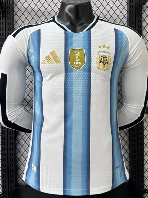 26-27 Argentina Home Long Sleeve Player Version Soccer Jersey