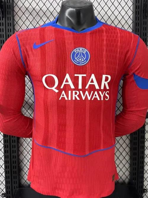 25-26 PSG Third Long Sleeve Player Version Soccer Jersey