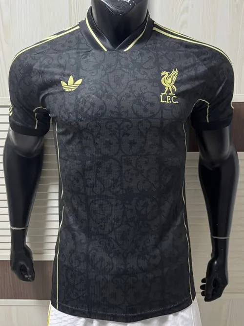 25-26 LIV Black Casual Edition Player Version Soccer Jersey