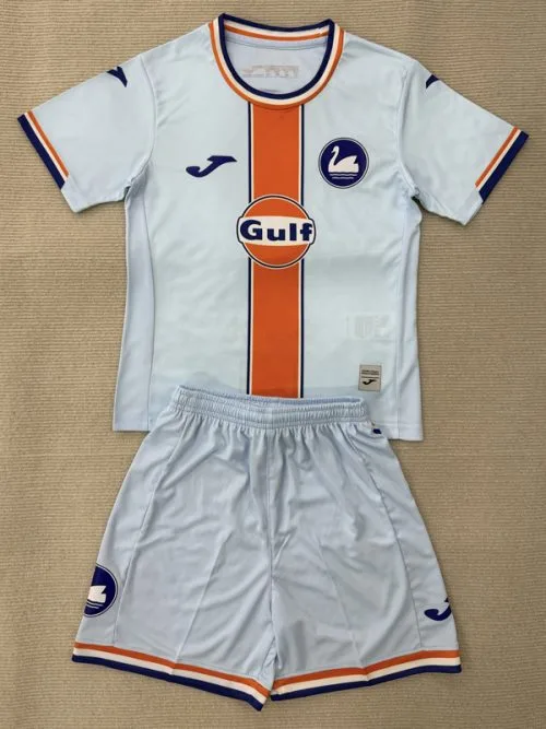 25-26 Swansea City Third Kids Soccer Jersey